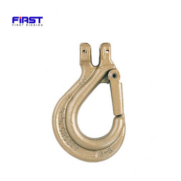 G80 Forged Alloy Hook / U.S.Type Clevis Sling Hook With Safety Latch